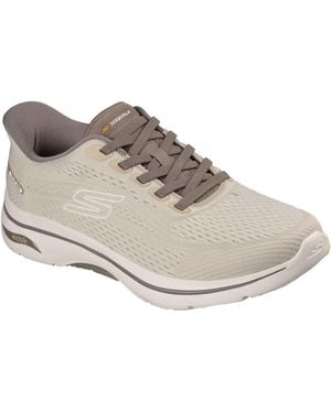 Skechers Go Walk Arch Fit 2.0 Percy Trainers - Grey