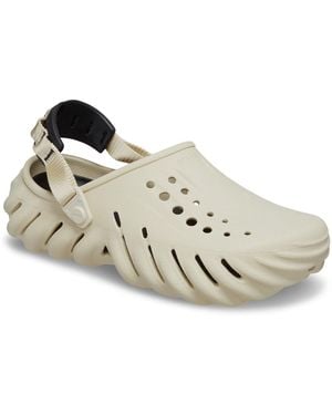 Crocs™ Echo Synthetic Bone/ Clogs - Metallic