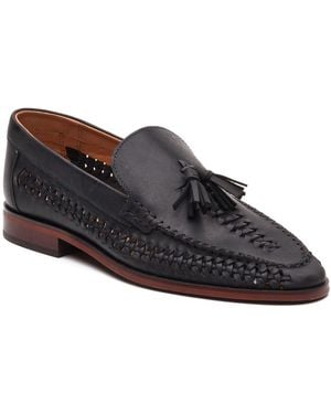 Base London Bracken Loafer Leather Loafers - Black