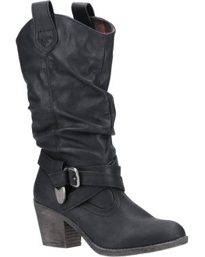 Rocket Dog Sidestep Stivali Neri Da Donna - Nero