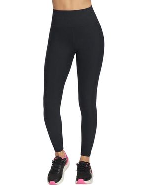 Skechers Ladies Go Flex Ribbed Leggings - Blue