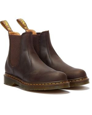 Dr. Martens 2976 Crazy Horse Unisex Chelsea Boot - Brown