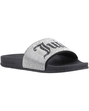 Juicy Couture Donna Damen Slides - Schwarz