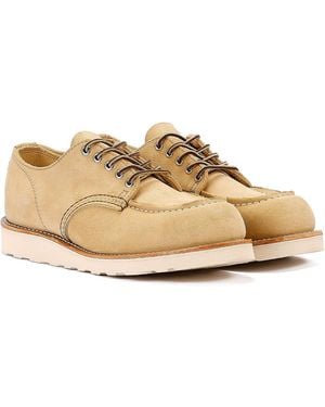 Red Wing Shoes Shop Moc Oxford 8092 Hawthorne Prairie Suede - Natural