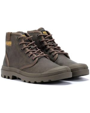 Palladium Pampa Hi Wax Major Boots - Grey