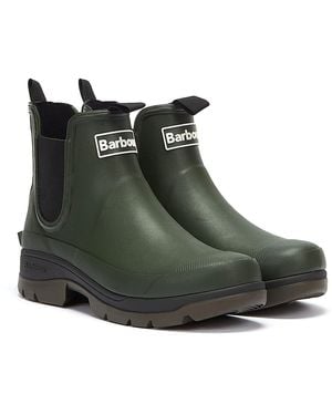 Barbour Nimbus Olive Boots - Green