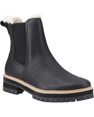 TOMS Bennet Leather Boots - Black