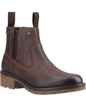 HUNTER Skye Dealer Ankle Boots - Brown