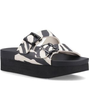 Rocket Dog Esti Plus Wild Cat Eva Natural Sandals - Black