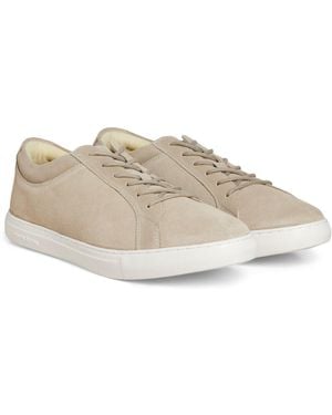 Jack & Jones Galaxy Suede Plaza Trainers - Natural