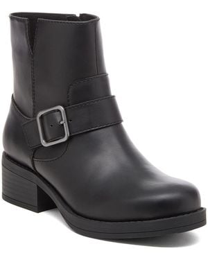 Rocket Dog Freddie Titan Polyurethane Heeled Ankle Boots - Black