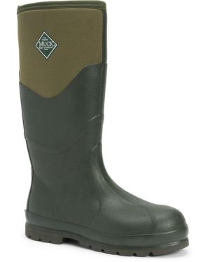 Muck Boot Chore 2K Rubber Moss Wellington Boots - Green