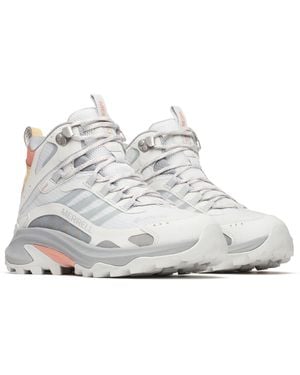 Merrell Moab Speed 2 Mid Gore-Tex Vapor Hiking Boots - White