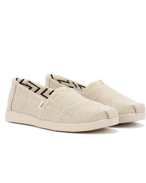 TOMS Alpargata Plus Heritage Alpargatas De Lona Para Mujer En - Blanco