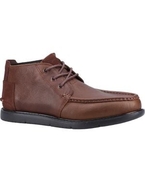 TOMS Navi Moc Chukka Leather Ankle Boots - Brown