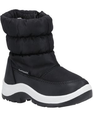 Cotswold Tirely Textile Wellington Boots - Black