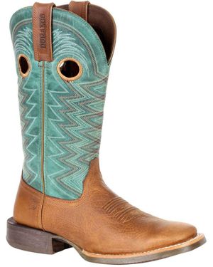 Durango Lady Rebel Pro Leather Wheat/Tidal Boots - Blue