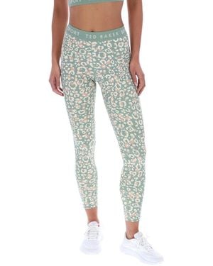 Ted Baker Apple Tbwls2636 Polyester Sports Leggings - Green
