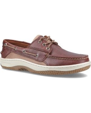 Sperry Top-Sider Billfish 3 Eye Leather Wide Boat Shoes - Brown