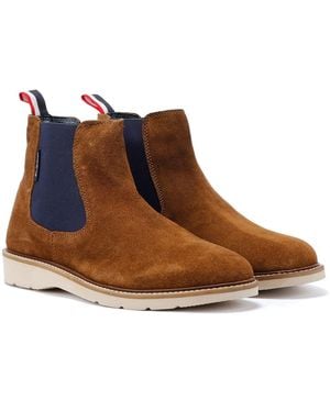 Ben Sherman Hampton Suede Men's Tan Boots - Uk 11 - Brown