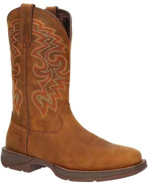 Durango Rebel Leather Russet Boots - Brown