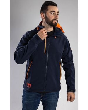 Helly Hansen Chelsea Evolution Softs Synthetic Adults Hooded Sweatshirt - Blue