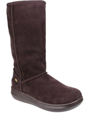 Rocket Dog Sugardaddy Suede Chocolate Boots - Brown