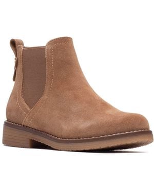 Hush Puppies Maddy Suede Boots - Brown