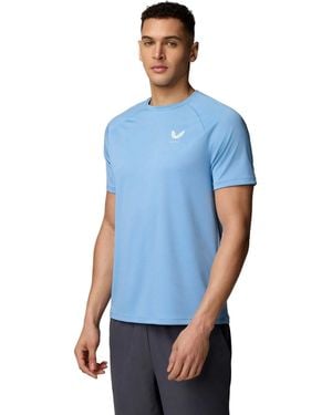 Castore Adapt Training T-Shirt Polyester Activewear T-Shirts - Blue