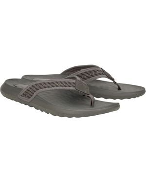 HEYDUDE Myers Flip Nu Prep Cotton Blend /Granite Flip Flops - Grey