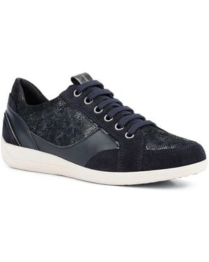 Geox Myria Leather Women's Navy/blue Trainers