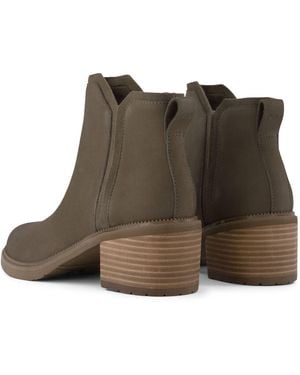 TOMS Hailey Bottines À Talons En Cuir - Marron