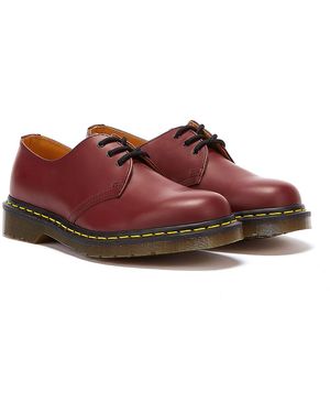 Dr. Martens 1461 Uomo Scarpe Rosso Ciliegia