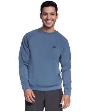 Skechers Cosy Luxe Elevate Crew Sweatshirt - Blue