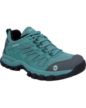 Hi-Tec Campana Low Polyurethane Oil/Harbour Hiking Shoes - Blue