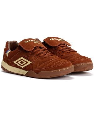 Umbro Speciali Tr Suede Dark/Cream Trainers - Brown