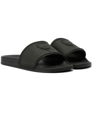 Karl Lagerfeld Kondo 2.0 Karl Nft Sandalias Negras Para Mujer - Negro