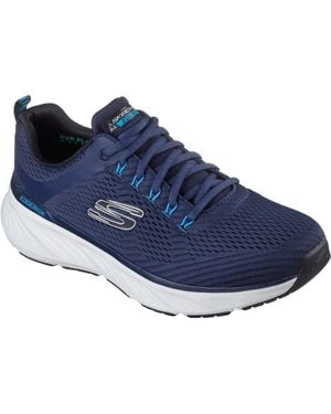 Skechers Relaxed Fit Edgeride Contention Trainers - Blue