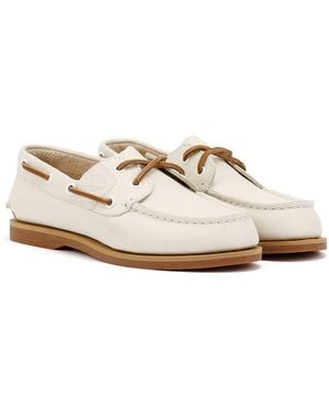 Timberland Classic 2 Eye Witte Leren Schoenen