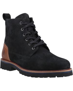 Hush Puppies Maguire Nubuck Ankle Boots - Black