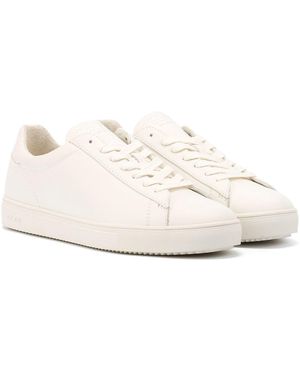 CLAE Bradley Essentials Leather Triple Trainers - White