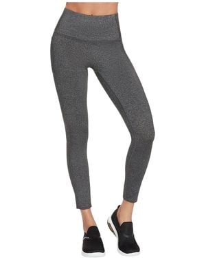 Skechers Gowalk Wear High Waisted Nylon Sports Leggings - Grey