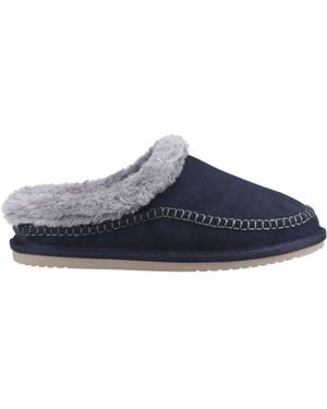 Hush Puppies Atticus hausschuhe Aus Wildleder - Blau