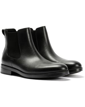 Cole Haan Newmark Grand Leather Chelsea Boots - Black