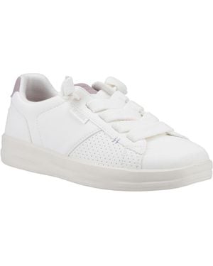 HEYDUDE Karina Duo Classic Synthetic Trainers - White