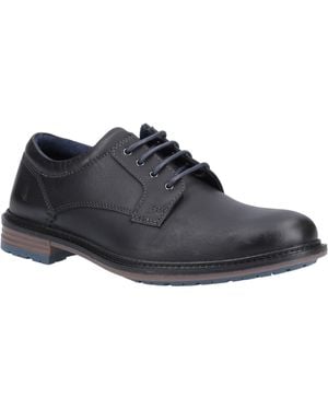 Hush Puppies Julian Leather Lace-Up Shoes - Black