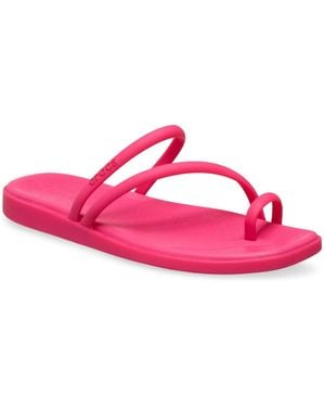 Crocs™ Miami Toe Loop Sandal Dragon Fruit Sandals - Pink