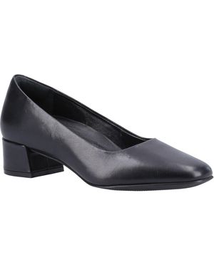 Hush Puppies Alina Court Shoe Tacchi Neri - Blu