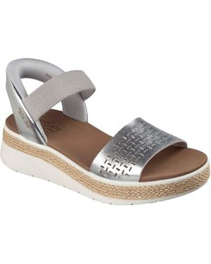 Skechers Bobs Run Ray Sandals - Metallic