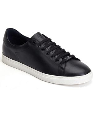 Base London Tucker Leather Trainers - Blue